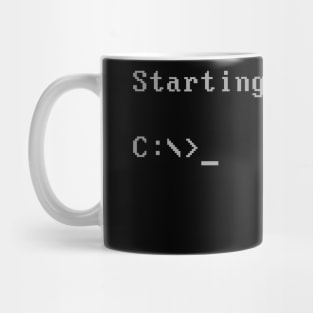 MS DOS Prompt // Retro Computer Nerd Nostalgia Mug